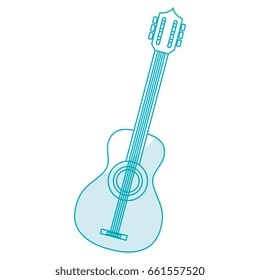 guitar instrument isolated icon