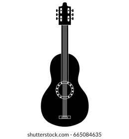 guitar instrument isolated icon