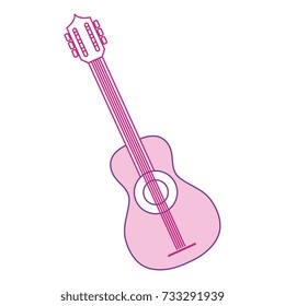 guitar instrument isolated icon