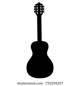 guitar instrument isolated icon