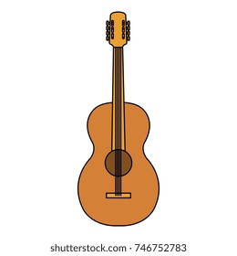 guitar instrument isolated icon