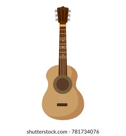 guitar instrument isolated icon
