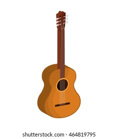 guitar instrument music sound icon. Isolated and flat illustration. Vector graphic