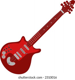 guitar isolated