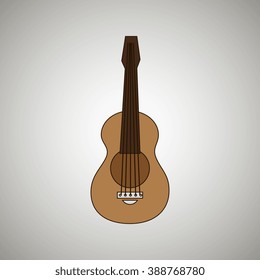 guitar isolated design 