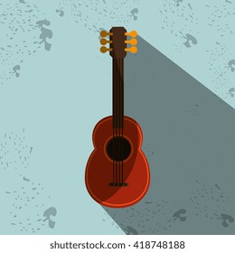guitar isolated design 