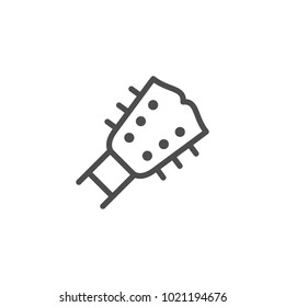 Guitar line icon