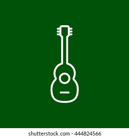 guitar line icon