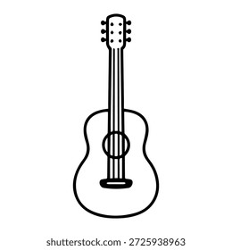 guitarra linha logotipo vetor ícone em um fundo branco
Ícone de logotipo de linha de vetor