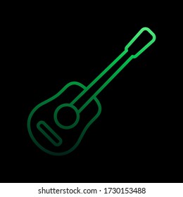 guitar line nolan icon. Simple thin line, outline vector of camping icons for ui and ux, website or mobile application