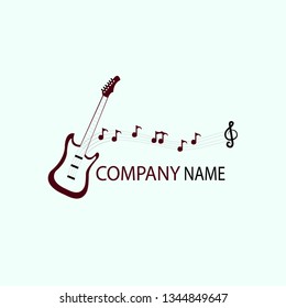 guitar logo art