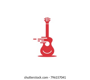 Guitar logo design 