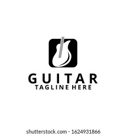 Guitar Logo Design Vector Template Stock Vector (Royalty Free ...