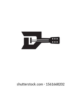 a Guitar logo / icon design