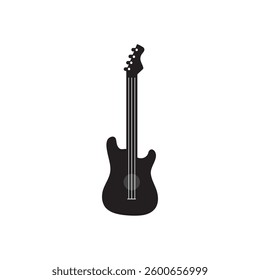 guitar logo icon illustration flat