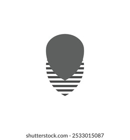 Gitarren-Logo, Symbol, Vektorgrafik