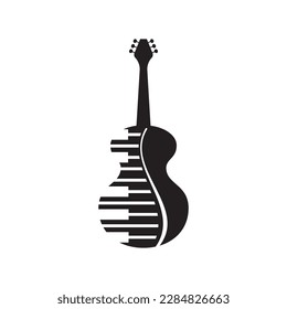 Guitar logo images illustration design