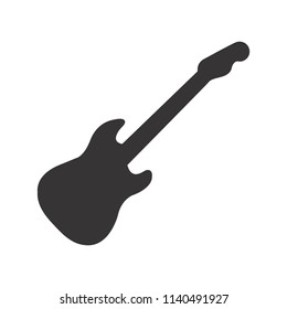Guitar Logo. Music Icon. Acoustic symbol. Vector eps 08.