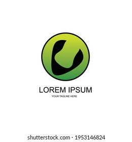 Guitar logo with pick design vector