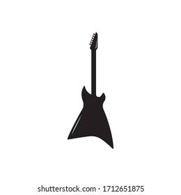 Guitar logo vector template illustration design