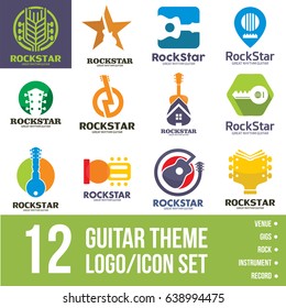 Guitar Logo/Icon Bundle