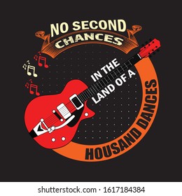 
Guitar lover t shirt for music.