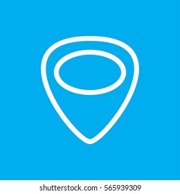 guitar mediator icon illustration isolated vector sign symbol