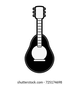 guitar music instrument icon image 