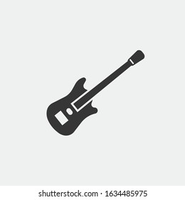 Guitar music instrument vector icon