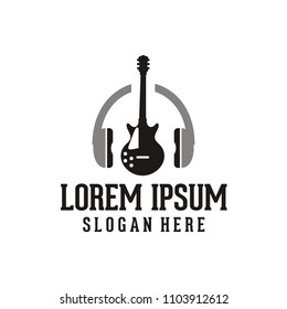 guitar music logo