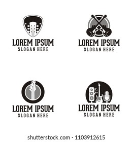 guitar music logo