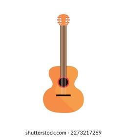 guitar musical instrument icon isolated