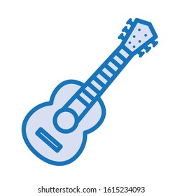 guitar musical instrument isolated icon vector illustration design