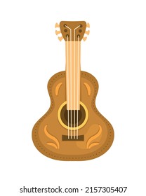 guitar musical instrument isolated icon