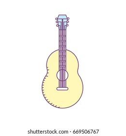guitar musical instrument to play music