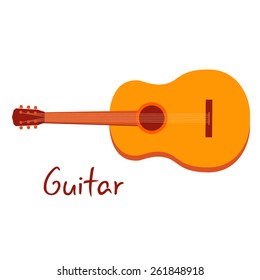 Guitar musical instrument vector