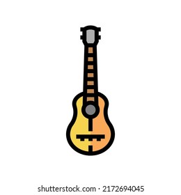 guitar musician instrument color icon vector. guitar musician instrument sign. isolated symbol illustration