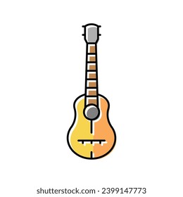 guitar musician instrument color icon vector. guitar musician instrument sign. isolated symbol illustration