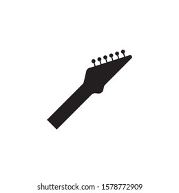Guitar neck icon design template vector isolated