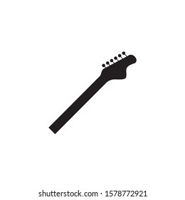 Guitar neck icon design template vector isolated