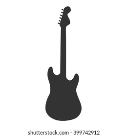 The guitar on a beautiful background. Musical instrument