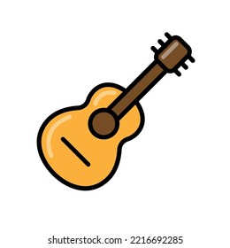 Guitar on white background. Perfect use for web, pattern, design, icon, ui, ux, etc.