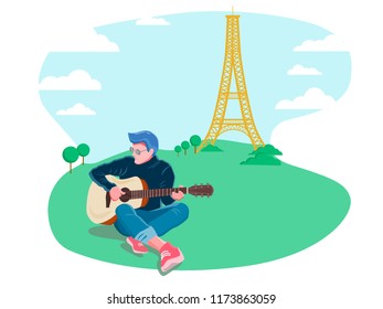 Guitar in Paris