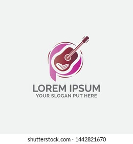 GUITAR PARTY P-LETTER LOGO/IDENTITY DESIGN