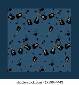 Guitar patterns stock illustration image