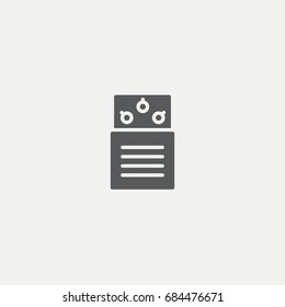 Guitar pedal icon