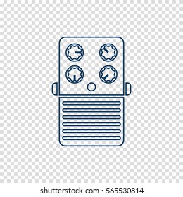 Guitar Pedal Vector Icon