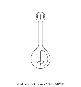 Guitar Phin icon. Element of zoo for mobile concept and web apps icon. Outline, thin line icon for website design and development, app development