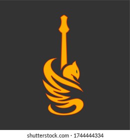 guitar phoenix logo inspiration for your brand