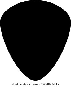 Guitar pic vector icon design illustration.